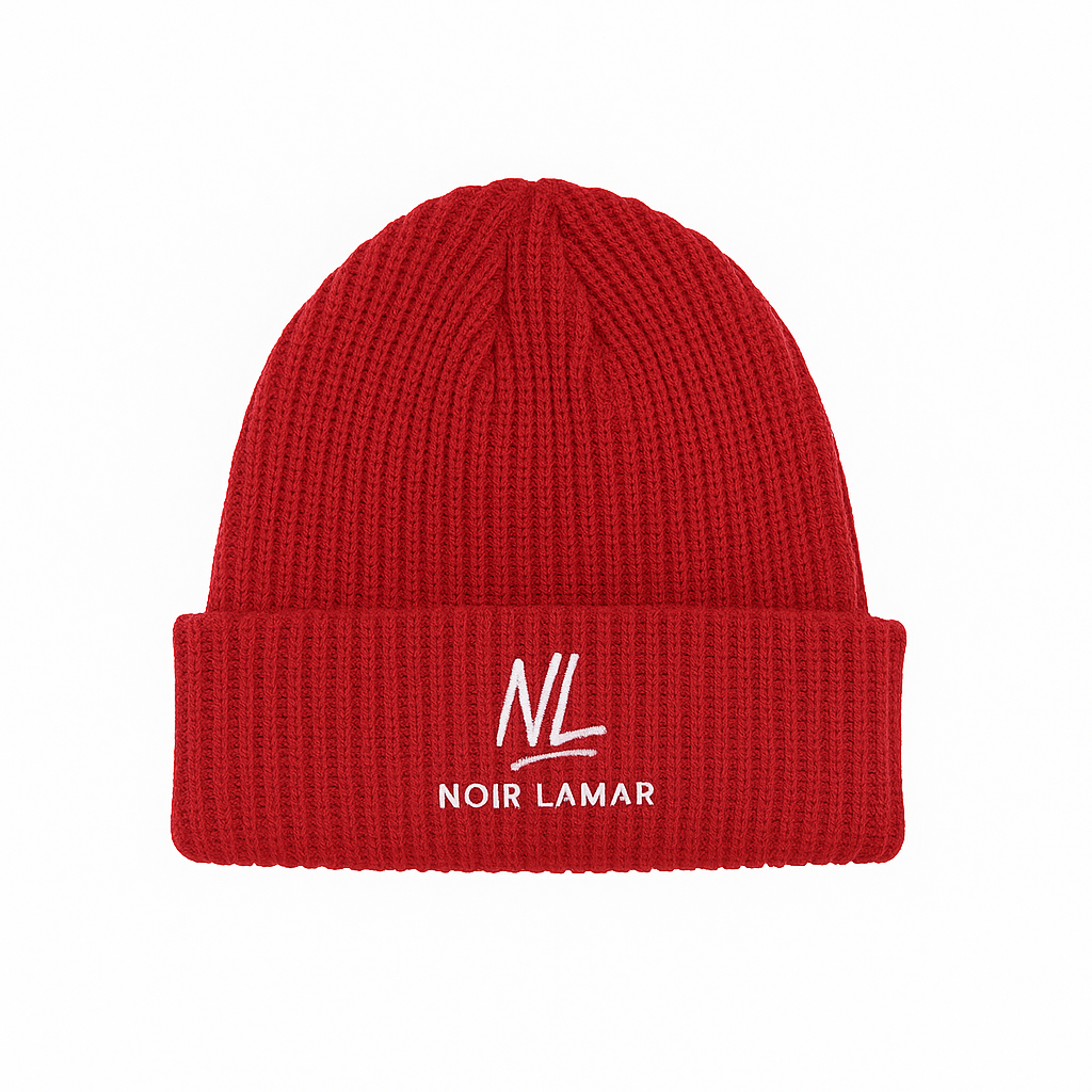 Noir Lamar Premium Knit Beanie