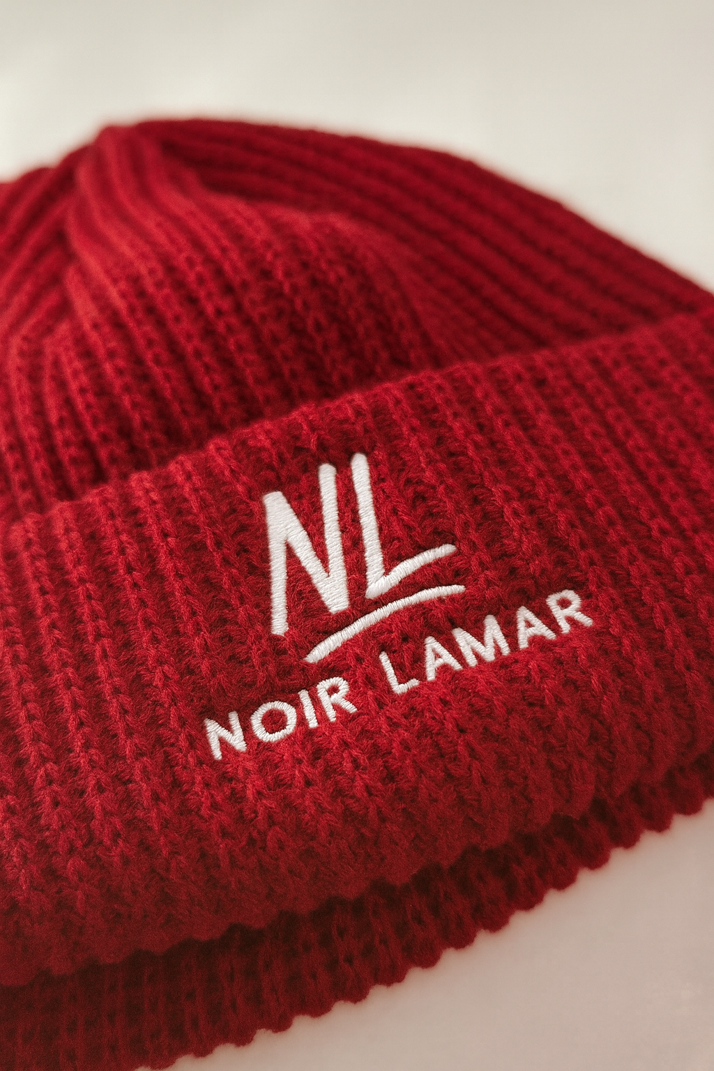 Noir Lamar Premium Knit Beanie