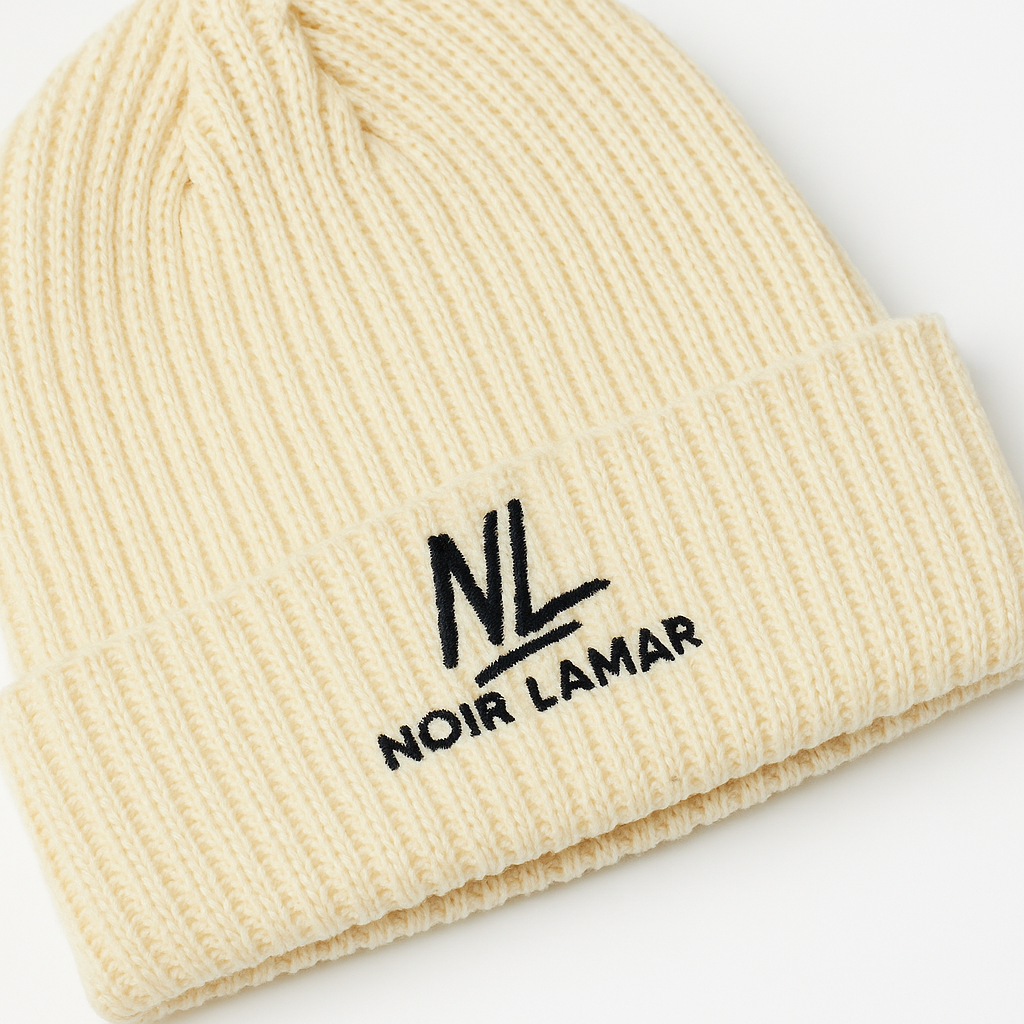 Noir Lamar Premium Knit Beanie